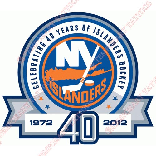 New York Islanders Customize Temporary Tattoos Stickers NO.234
